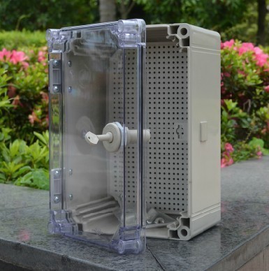 透明盖300*200*160mm塑料防水接线箱 专业配电解决方案