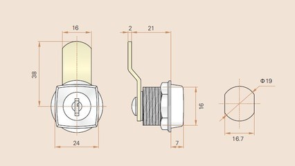 供应SP-MS411锌合金配电箱锁 文件柜锁与工具箱锁的优选批发方案
